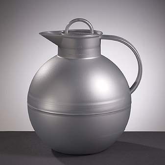 Thermoskanne - Alfikanne Frosted silbern Für alle, die Thermoskannen für spießig halten. Hier der Gegenbeweis.