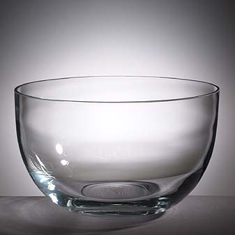 Glasschale Florenz 33 cm Sehr große Schüssel. Für große Familien oder große Essen.