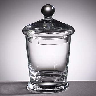 Marmeladenglas Zylinder Schlichte und klare Form. Damit man sieht, was auf einen zukommt.