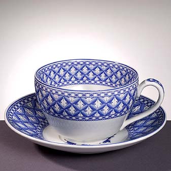 Jumbo-Tasse - Geranium aus der Blue Room Collection von Spode Stundenlang Teetrinken ohne Nachschenken: Fast 1 Liter geht rein.