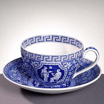 Jumbo-Tasse - Greek aus der Blue Room Collection von Spode The Blue Room Collection. Aus der ältesten Keramikwerkstatt Englands.