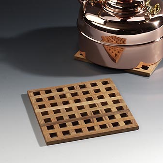  Gratings als Untersetzer. Aus Teak-Holz!