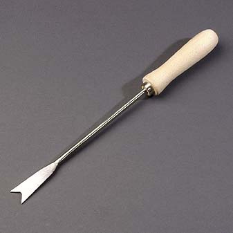Wurzelstecher - Original Gartengerät von Sneeboer Um dem Löwenzahn 25 cm unter der Grasnarbe den Garaus zu machen.
