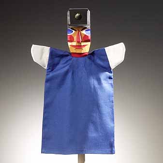 Für Ordnung im Kaspertheater.