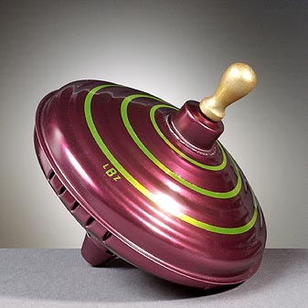  Ein Kreisel wie in der guten alten Zeit. Mit Holzgriff.