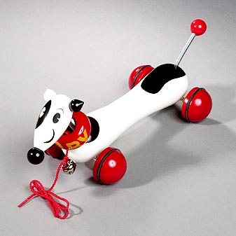  Guter Geradeauslauf durch Gummiringe an den Rädern.