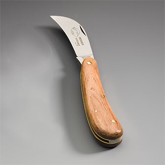 Gärtnermesser bzw. Garten-Messer von Otter Ein hochwertiges Profimesser mit einer 9 cm langen Klappklinge.