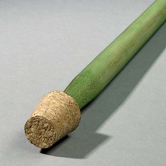 Holzstab für Rosenkugeln mit Korken Einen Meter lang. Geliefert mit Korken damit die Kugel trocken bleibt.