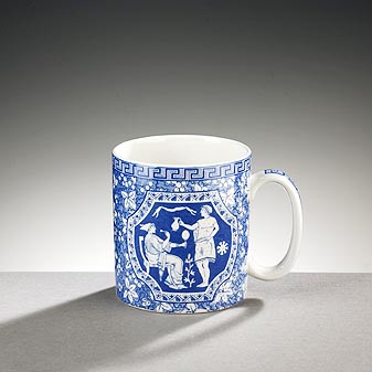 Spode Mug Greek Motiv aus der griechischen Antike.