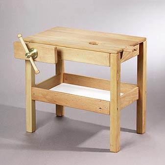 Kinder-Werkbank Eine Werkbank aus massivem geöltem Buchenholz. Super Verarbeitung.