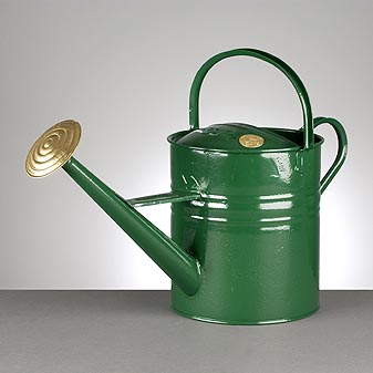 Giesskanne 9l grün von Haws Watering Cans feuerverzinkt und pulverbeschichtet Haws Watering Cans: Englische Qualität aus den West Midlands.