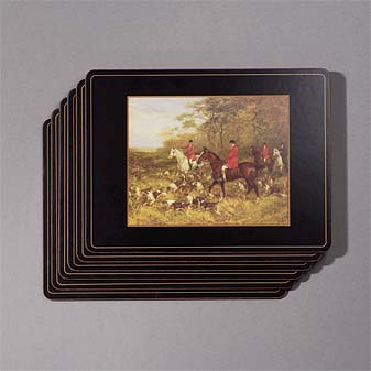 Pimpernel Tischsets Tally Ho Sechs mittelgroße Tischsets im Format 30,5 x 23 cm.