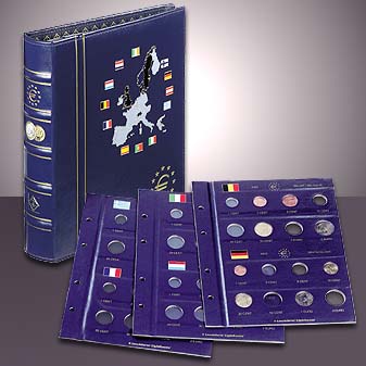 Eurosammelalbum Das Original von Leuchtturm. Für alle Münzen aller 12 Euro-Länder.
