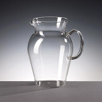 Krug Jenaer Glas 2,5 l Nach dem Design von Wilhelm Wagenfeld.