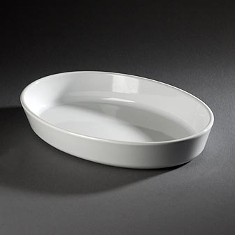 Emile Henry Ofenform oval Aus Hartsteinzeug. Für den Temperaturbereich zwischen -20° und +250°C.