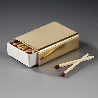 Für handelsübliche Streichholzschachteln,