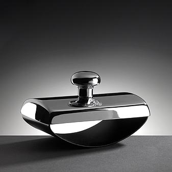 Tintenlöscher von El Casco aus Chrom von Hand gefertigt Die Präzisionsteile sind numeriert und von Hand aufeinander abgestimmt