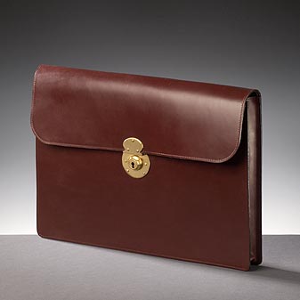 Document Case - Collegemappe Englische Aktentasche ohne Griff zum 