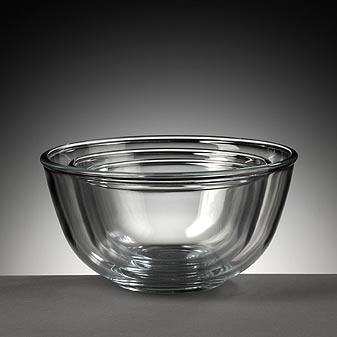 Pyrex Glasschüssel-Set Für den Temperaturen zwischen -40°C und +300°C. Stoß- und bruchfest.