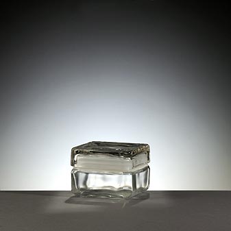 Vorratgefäss Quadrat 0,5 l Robustes Gebrauchsglas aus Ohio, USA.