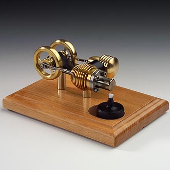 Stirling Motor Feinmechanisches Wunderwerk und ein Stück Technik-Geschichte.