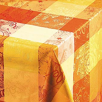 Kleine Tischdecke Soleil 90x90 Decke für einen kleinen Tisch oder um nur die Mitte zu bedecken.