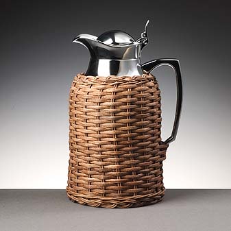 Alfi Isokanne Opal Korbmantel Eine Kanne im Design der 30er im ländlichen Korb-Futter.