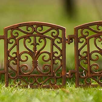 2er Pack.Beetzaun Wien m.Haken Eine Gußeiseneinfassung für Ihre Beete. Ab 6 Pack. EUR 9,95.