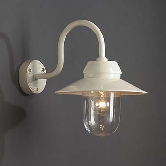 Wandleuchte Bremen creme NEU: Der Klassiker in cremeweißer Lackierung!