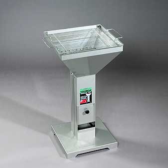Thüros Standgrill Toronto Mit Kaminzugeffekt für schnelles Anheizen ohne Hilfsmittel. V2A Stahl.