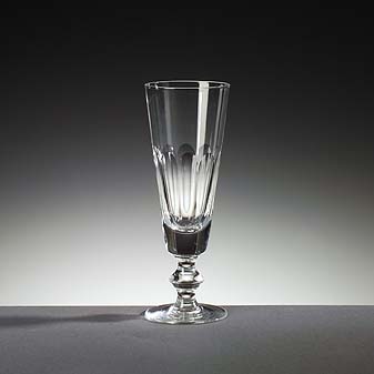 Sektglas Antoine Facette Von La Rochère, der ältesten Glashütte Frankreichs.