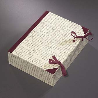 Archiv-Schachtel Tassotti Ganze Papier-Bündel bringen sie hier unter. Auch aufrecht im Regal.