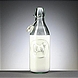 Milchflasche Kuh Alternative zum Tetra Pak. Zum Umfüllen oder Einfüllen.