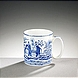 Spode Mug Indian Sporting Kolonialleben in Indien.