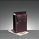 Leder-Kartenspiel-Etui für ein Kartenspiel im Standardformat 9 x 6 cm.