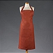 Leinenschürze terracotta Schützt die Kleidung und verleiht Eleganz auch beim Kochen.
